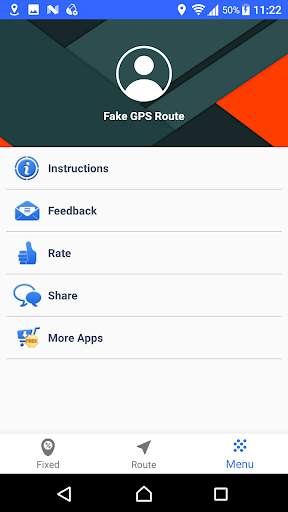 Fake GPS Route 6 تصوير الشاشة