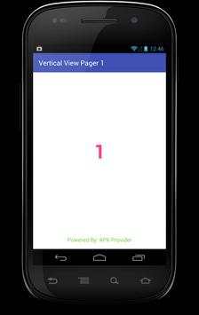 Vertical View Pager screenshot 1