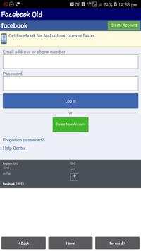 Facebook Old View (Lite Version) स्क्रीनशॉट 1