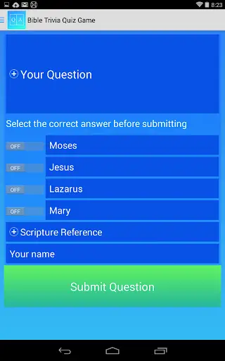 Bible Trivia Game Free screenshot 10