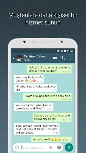 WhatsApp Business screenshot 2