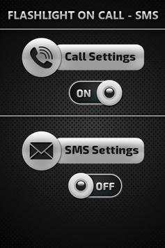 Flashlight on Call and SMS 2018 screenshot 3