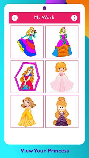 Princess Painting Games screenshot 3