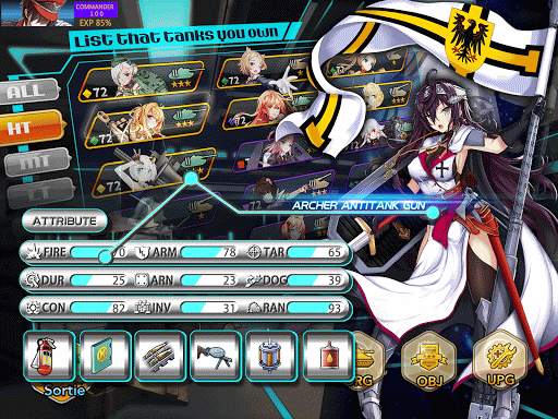 Panzer Waltz:Best anime game screenshot 15