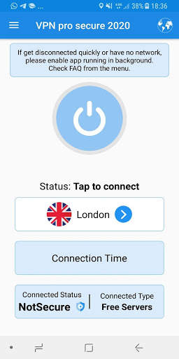 VPN pro secure 2020-Free-Unlimited proxy screenshot 2
