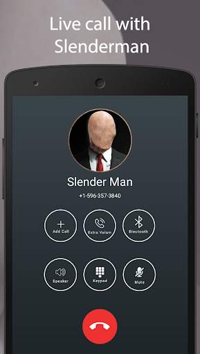 Scary Slender Man's Fake Chat And Video Call screenshot 3