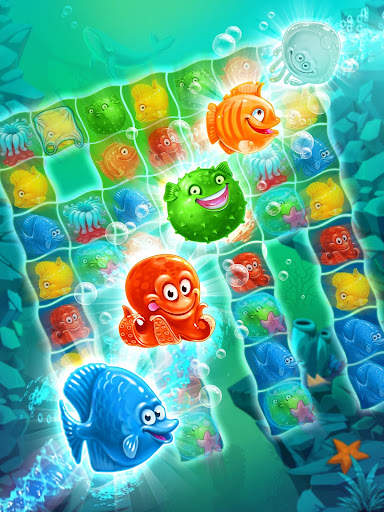Mermaid - puzzle match-3 harta screenshot 21