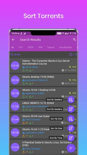 TorrCrow Pro - Torrent Search Engine screenshot 3