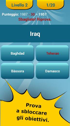 Quiz Paesi e Capitali screenshot 4