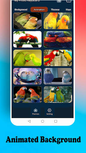 Lovebird Parrot Keyboard screenshot 2
