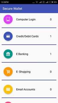 Secure Wallet 6 تصوير الشاشة