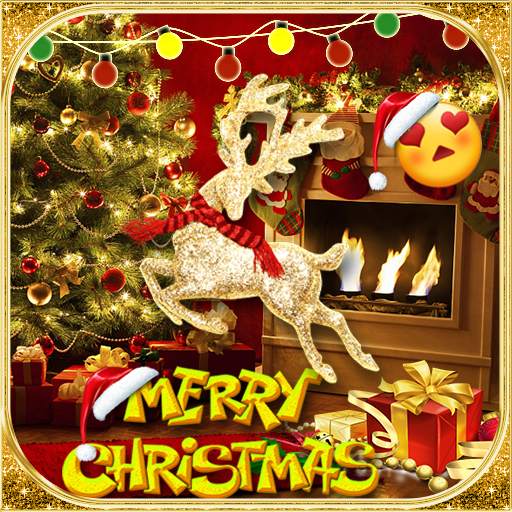 Gold Christmas Theme Live Wallpaper 10002002