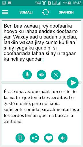 Somali Spanish Translator screenshot 2