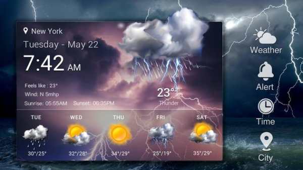 Weather clock widget free screenshot 8