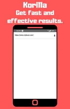 Korilla Browser - Fast and Easy Browser screenshot 3
