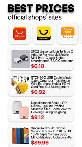 best items on Aliexpress Banggood Gearbest Alibaba screenshot 2