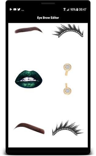 Eyebrow Editor Photo Studio 5 تصوير الشاشة