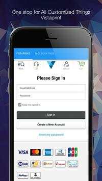Vistaprint Lite - 2MB screenshot 1
