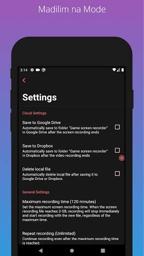 Game recorder | Screen recorder screenshot 8