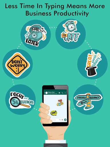 Business Chats Stickers - WAStickerApps screenshot 3