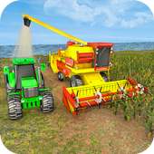 Forage Tractor Farming Drive icon
