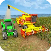 Forage Tractor Farming Drive icon