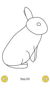 How To Draw Rabbit स्क्रीनशॉट 4