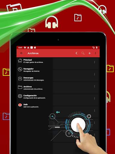 Admin de descargas y archivos, navegador - eFiles screenshot 9