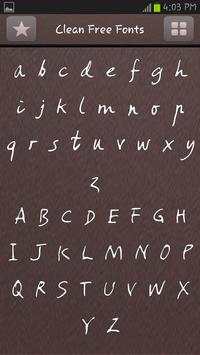 Clean Free Fonts Style screenshot 3