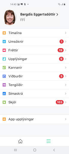 FFÍ Appið скриншот 1