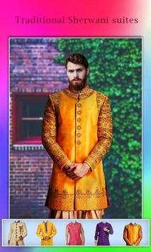 Men Sherwani Photo Suit Editor - Photo Editor 1 تصوير الشاشة