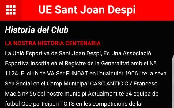 UE Sant Joan Despi Oficial screenshot 3