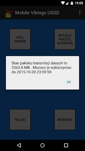 Mobile Vikings USSD PL screenshot 2