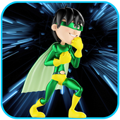 super hero subway icon