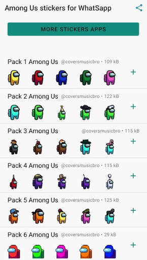 Stickers de Among Us para WhatSapp - WAStickers screenshot 9