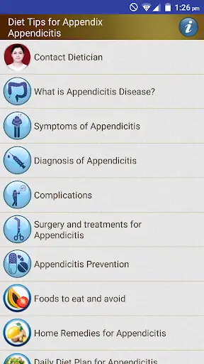 Appendix Diet Foods Help Tips screenshot 1