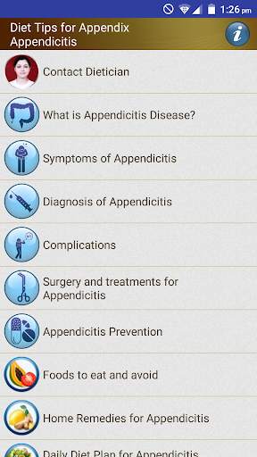 Appendix Diet Foods Help Tips скриншот 1