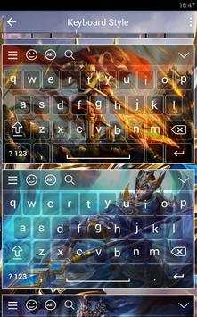 Keyboard Mobile Legends  Zilong Hero Skin screenshot 3