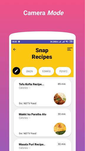 Snap Recipes: Get Recipes Just By Clicking Image screenshot 2