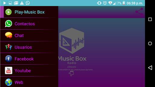 MUSIC BOX SANTIAGO app screenshot 1