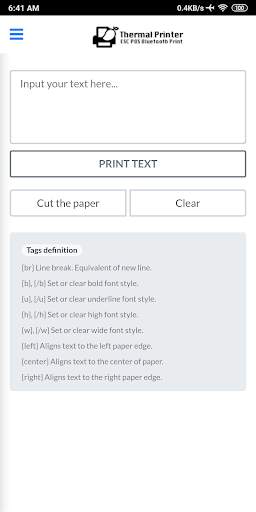 Thermal Printer - Free ESC POS Bluetooth Print скриншот 6