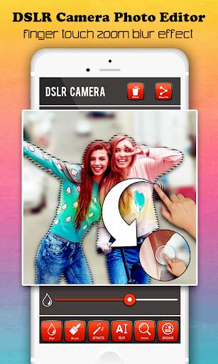 DSLR Camera Effect - Touch Photo Blur Background screenshot 4