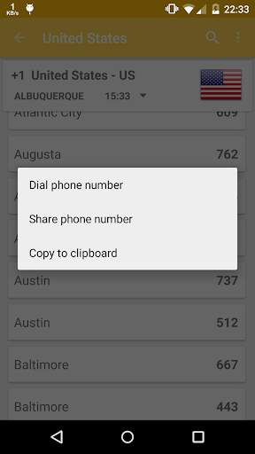Phone Codes of the World screenshot 3