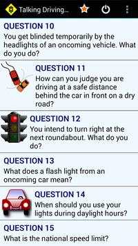 Talking Driving Test screenshot 2