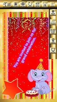First Birthday Card Maker screenshot 4