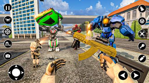 Transform Robot War Robot Game screenshot 1