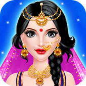 Indian Princess Stylist Dressup icon