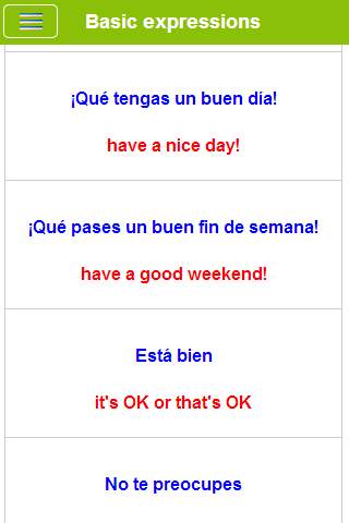 Learn Spanish screenshot 3