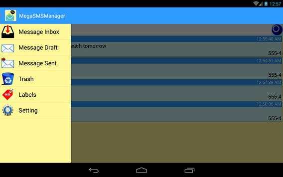 Mega SMS Manager Plus screenshot 14