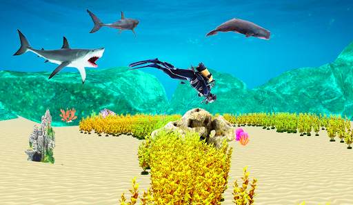 Mega Sharks 3d  : Shark Games screenshot 4